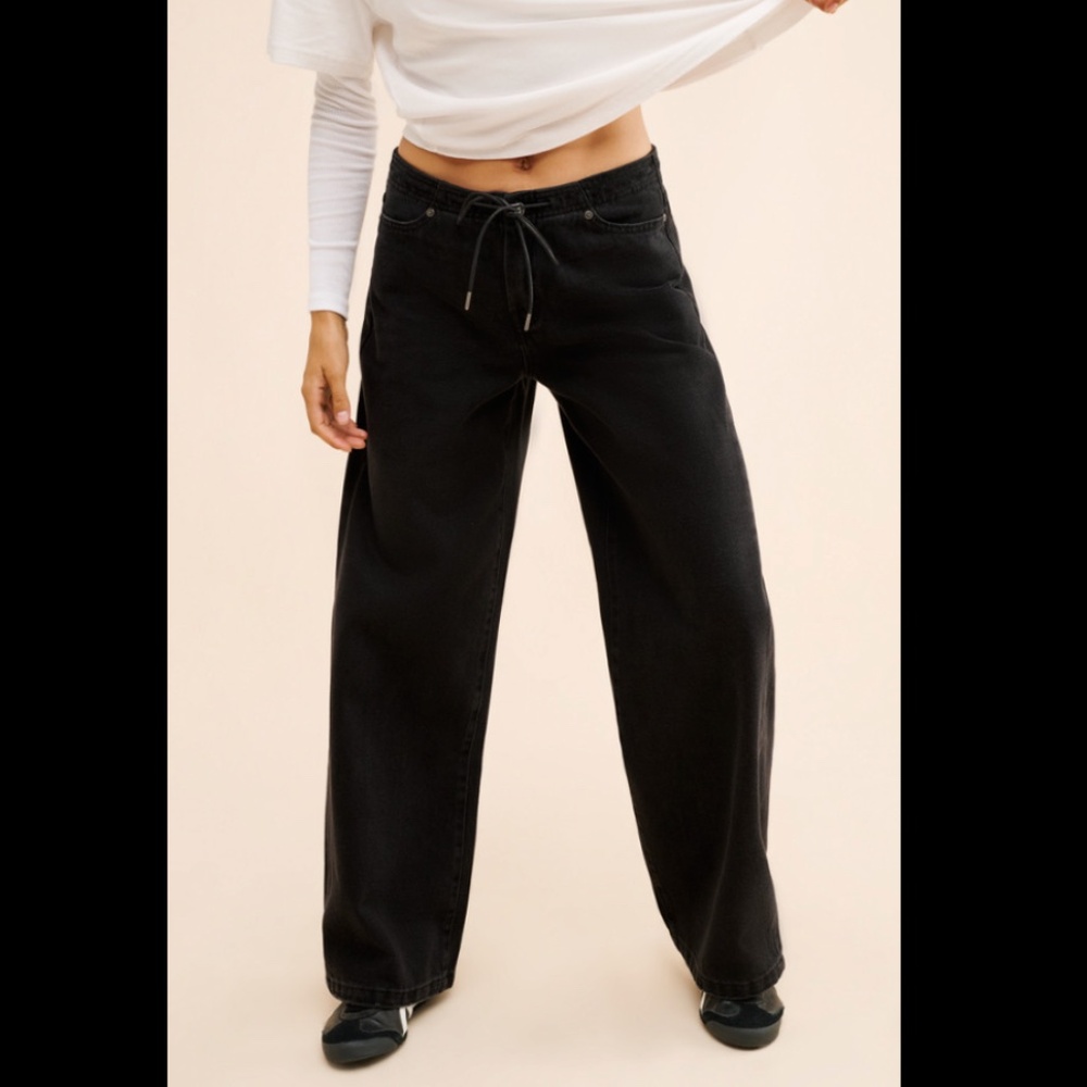 Habitual Drawstring Wide Leg Jeans - Picture 2 of 14